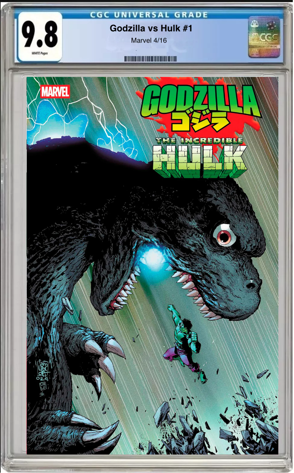 Godzilla vs. Hulk #1 CGC Graded 9.8 - Main Cover