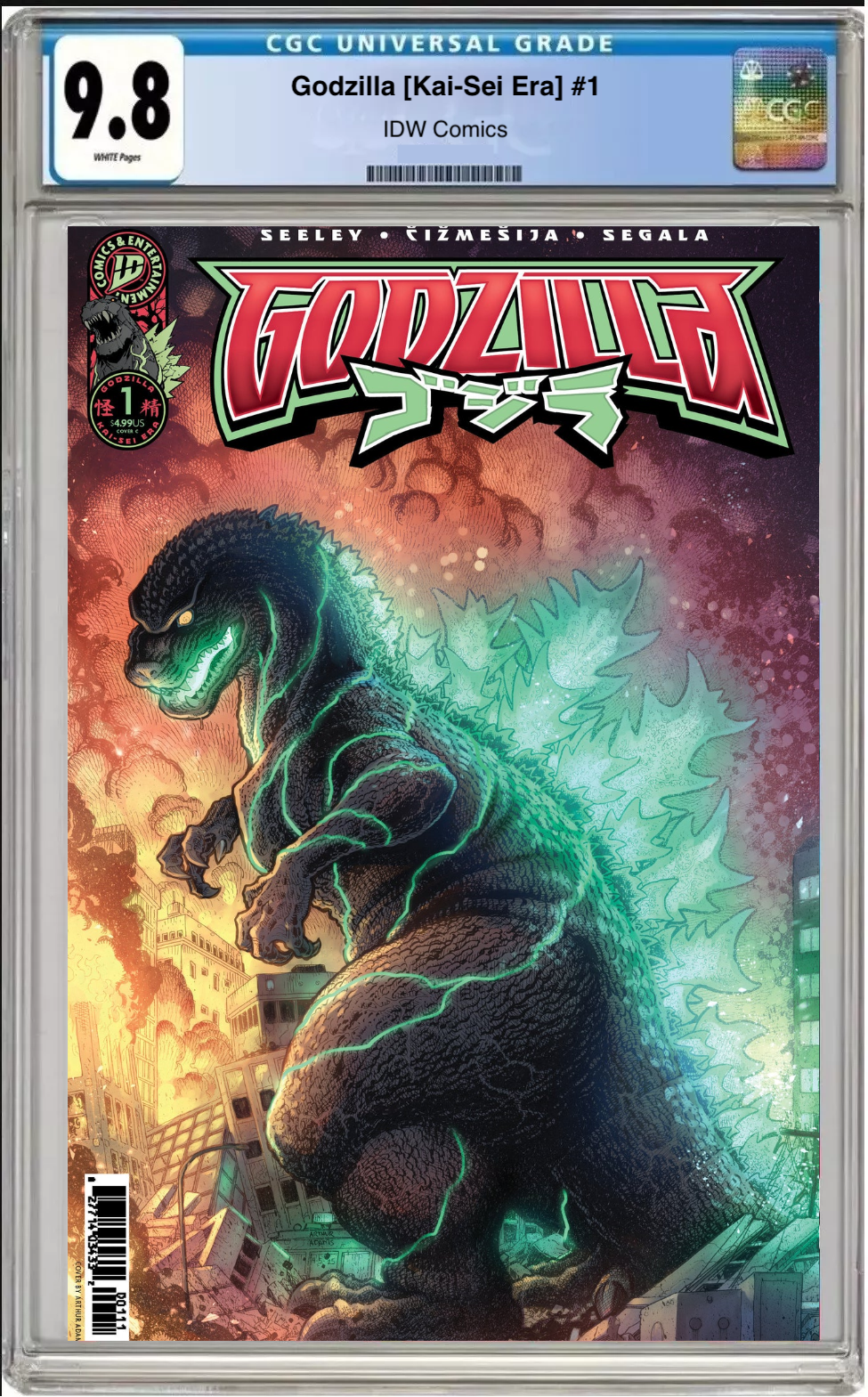 Godzilla Kai-Sei Era #1 Cover C comic book with CGC 9.8 grading label