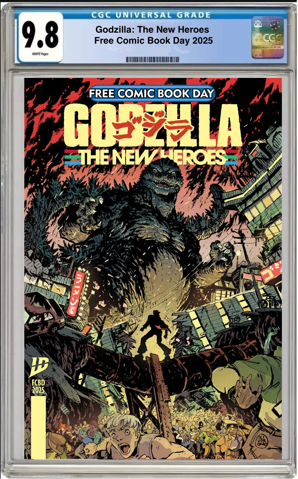 Godzilla: The New Heroes Free Comic Book Day 2025 – CGC Graded 9.8