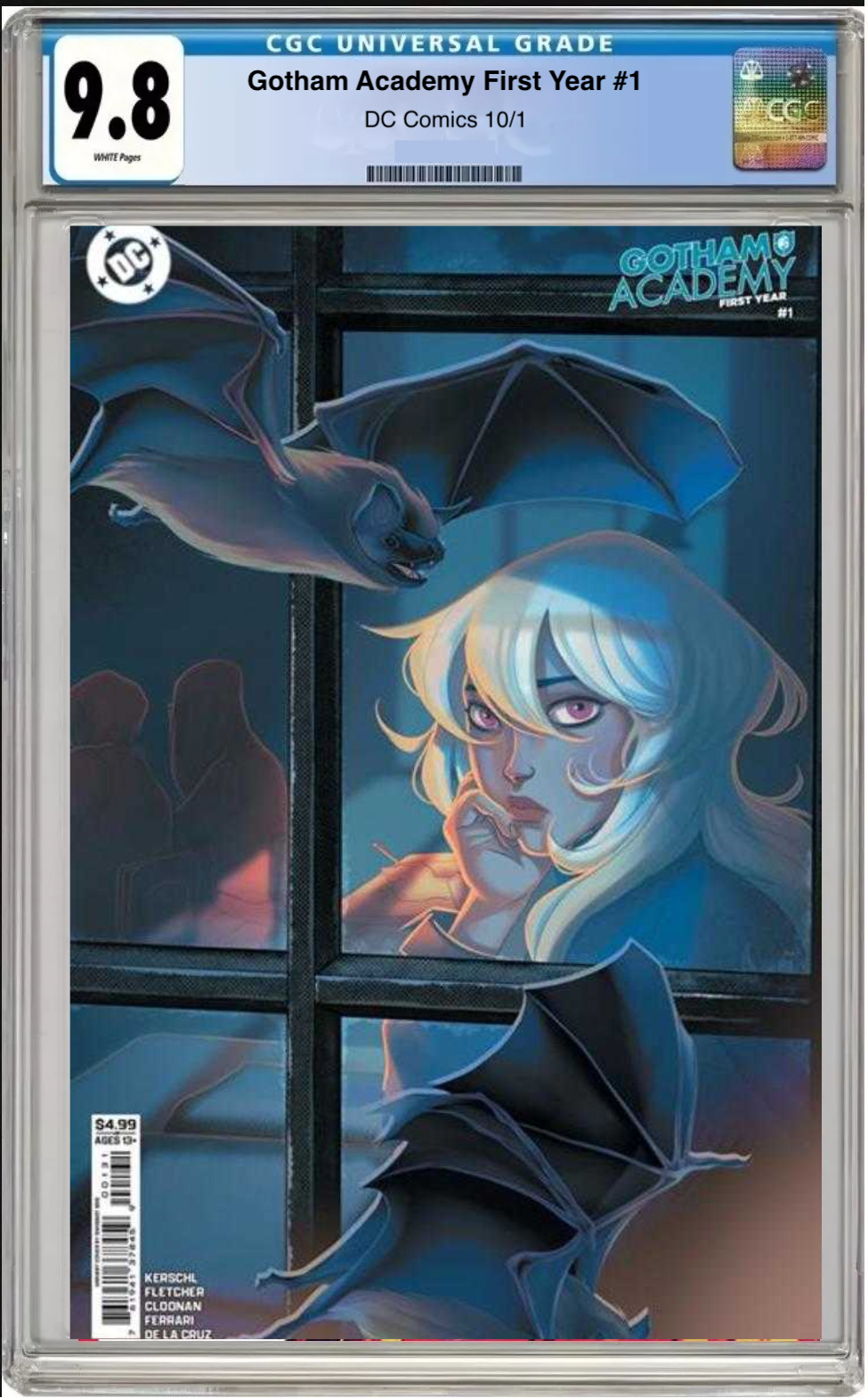 Comic book cover of Gotham Academy: Year One #1 Cover C with CGC grading label