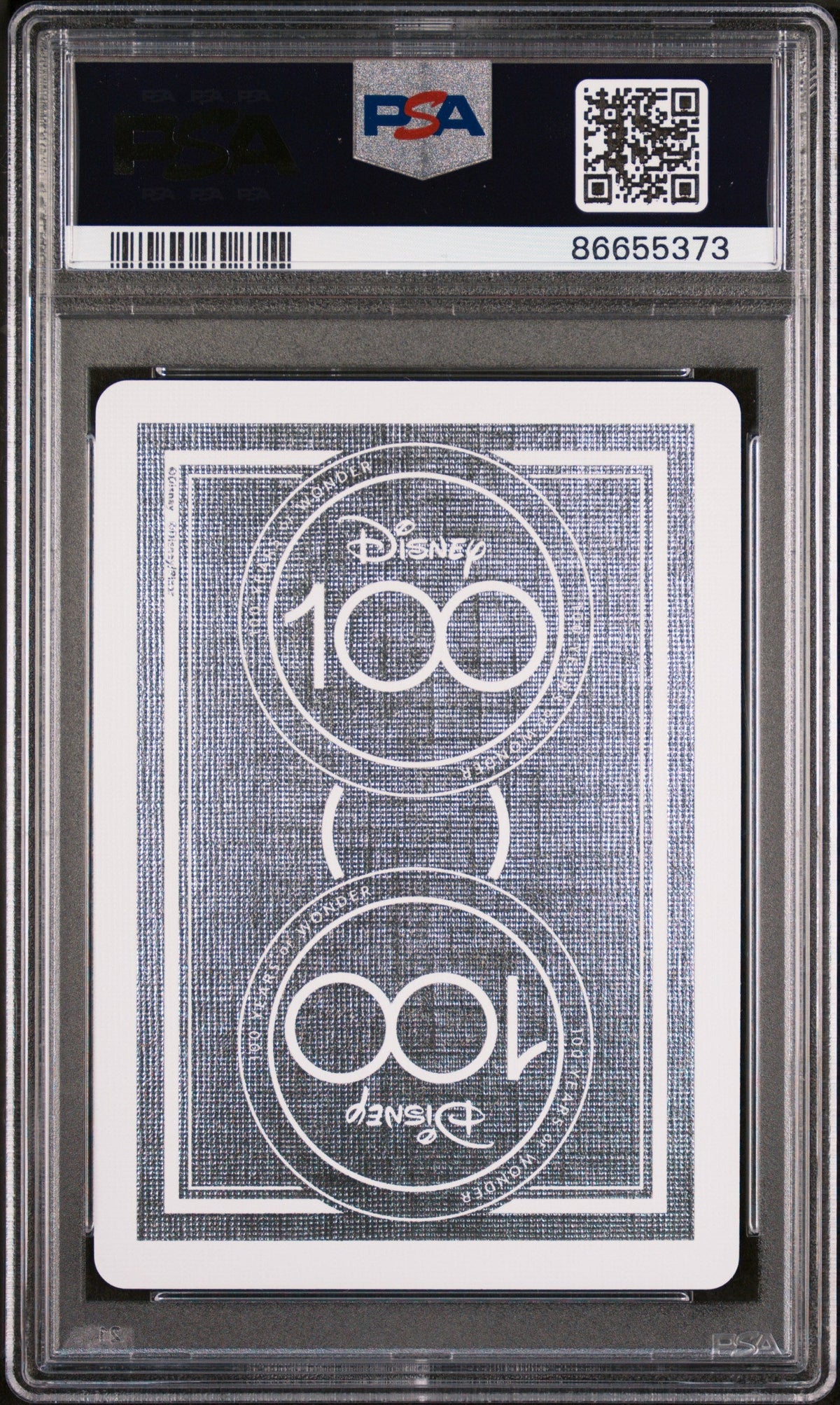 2023 DISNEY 100 PLAYING CARDS SNOW WHITE 3 OF DIAMONDS PSA 10