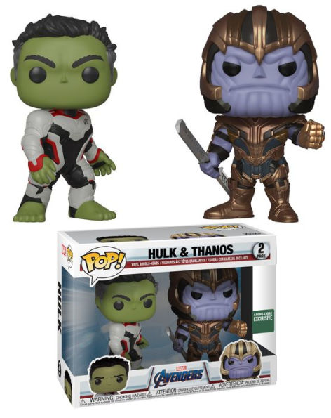 Hulk &amp; Thanos (Endgame) 2-pk - Barnes &amp; Noble Exclusive
