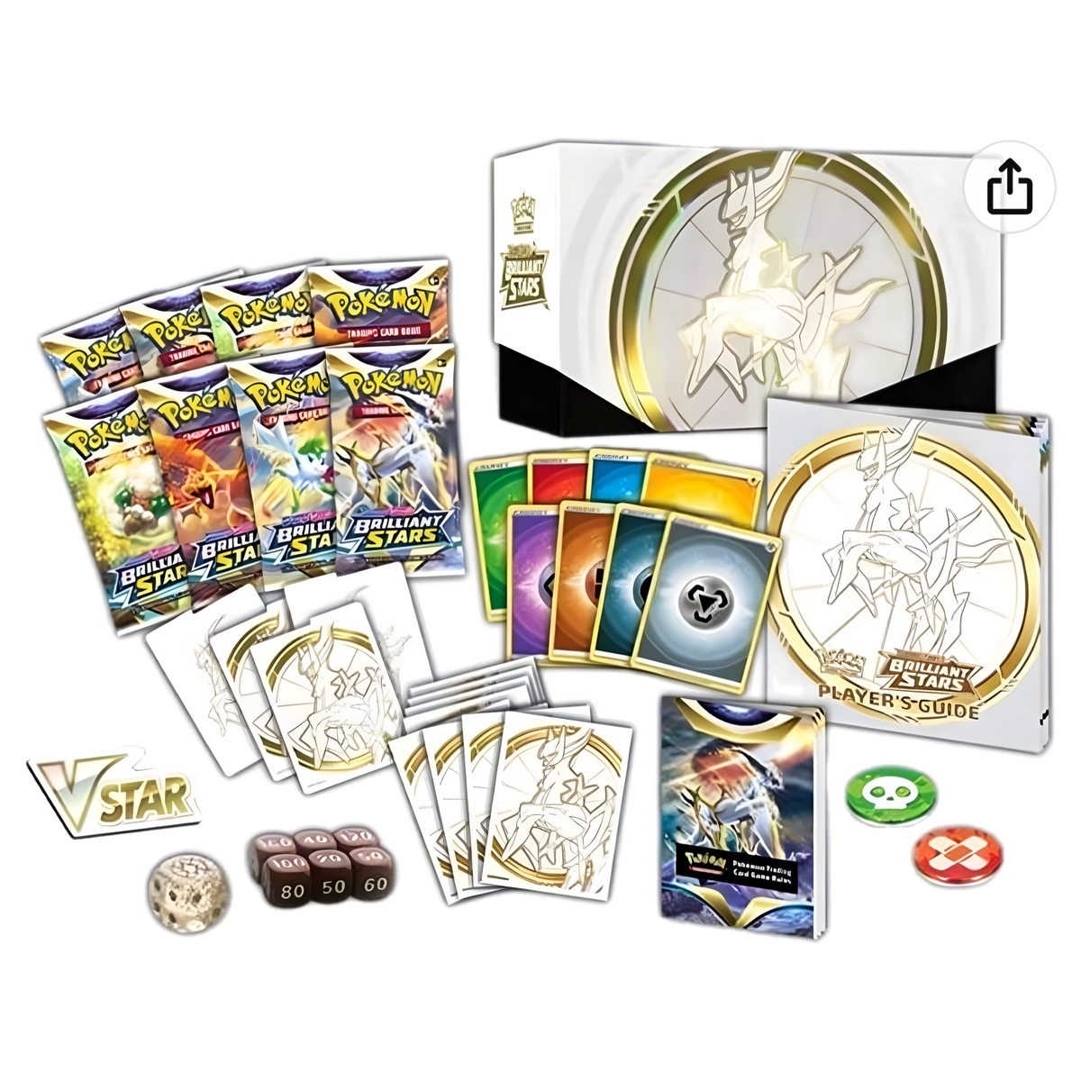 Pokemon TCG: Sword &amp; Shield-Brilliant Stars Elite Trainer Box