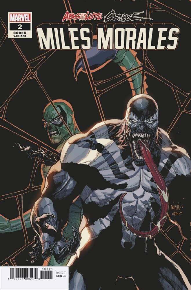 ABSOLUTE CARNAGE MILES MORALES #2 (OF 3) 1:25 Leinil Francis Yu CODEX Variant AC (09/25/2019) Marvel
