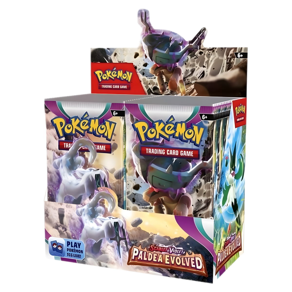 Pokemon TCG: Scarlet &amp; Violet-Paldea Evolved Booster Display Box [36 Packs]