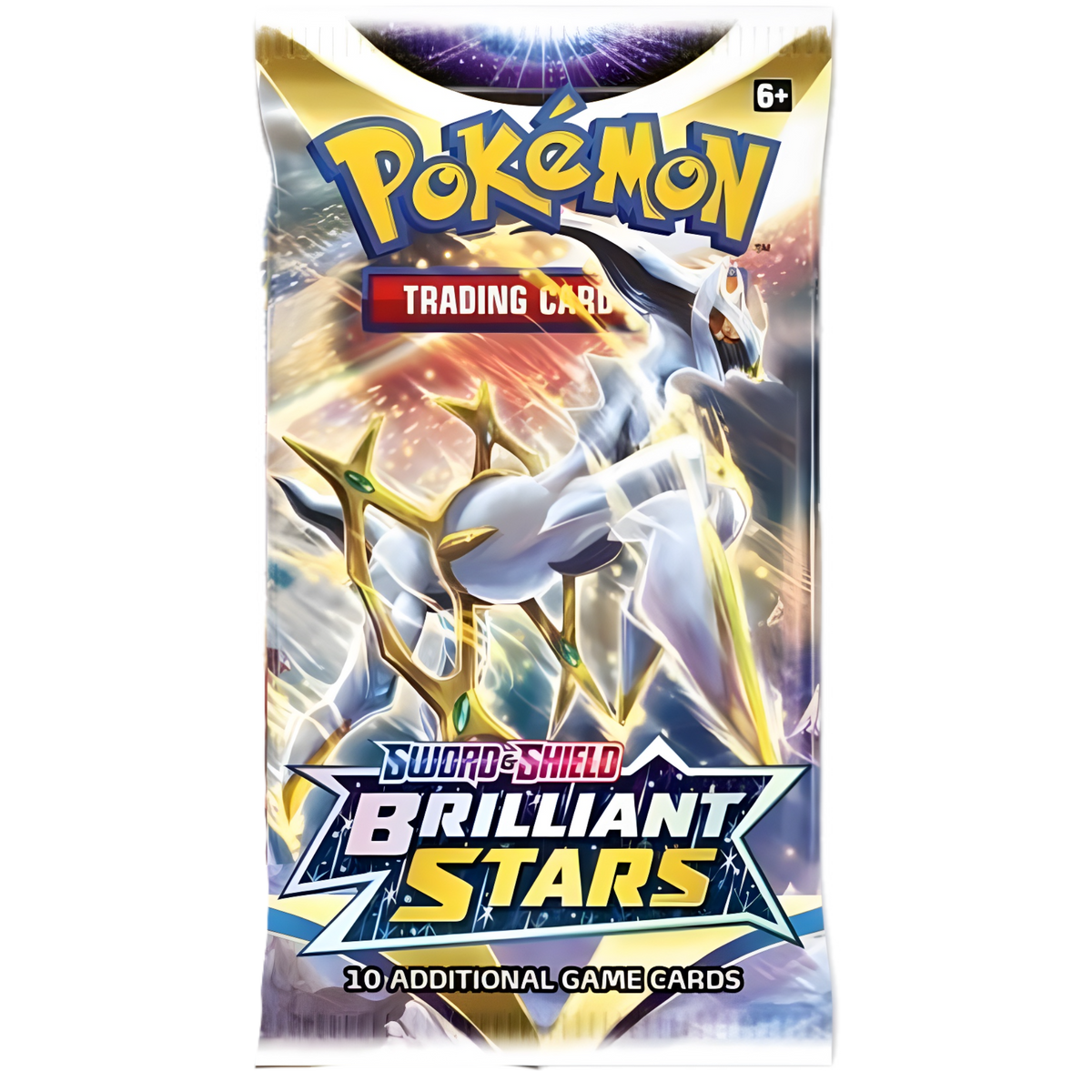Pokemon TCG: Sword &amp; Shield-Brilliant Stars Booster Pack [10 Cards]