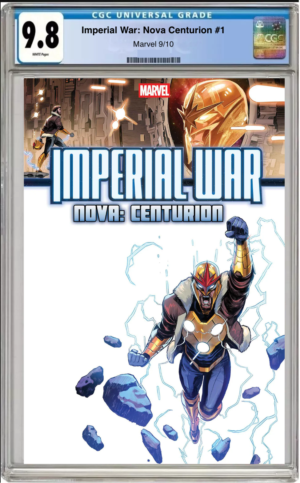 Comic book cover of Imperial War: Nova Centurion #1 Main Cover with CGC grading label.