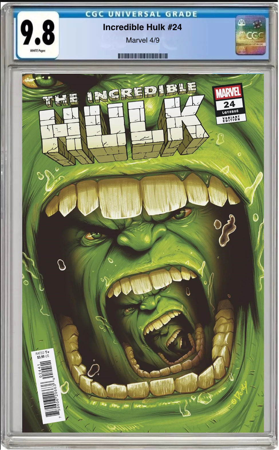 Incredible Hulk #24 CGC Graded 9.8 – Doaly Cover