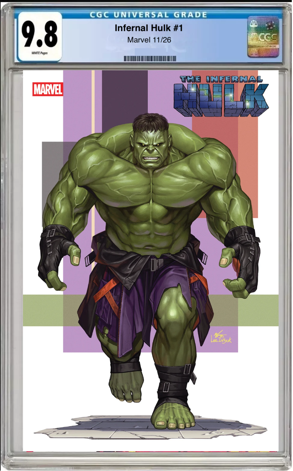 Infernal Hulk #1 – CGC Graded 9.8 InHyuk Lee Street-Verse Cover
