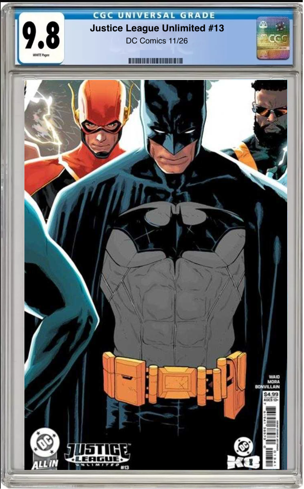 Justice League Unlimited #13 – CGC Graded 9.8 Cover D