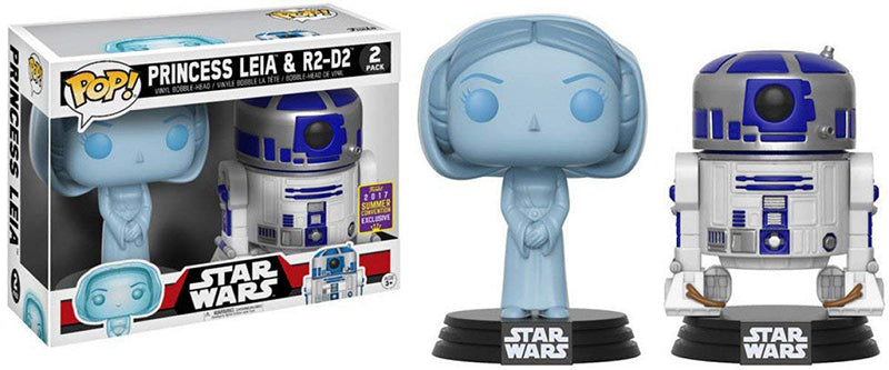 Princess Leia &amp; R2-D2 (Holographic) 2-pk - 2017 Summer Convention Exclusive