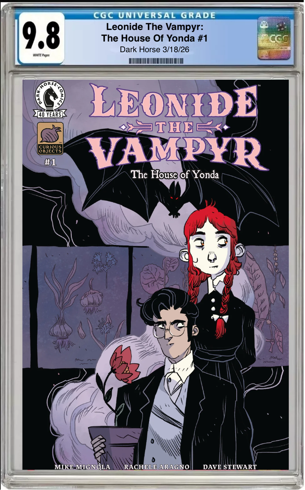 Comic book cover of Leonide: The Vampyr – The House of Yonda #1 Cover A with CGC grading label.
