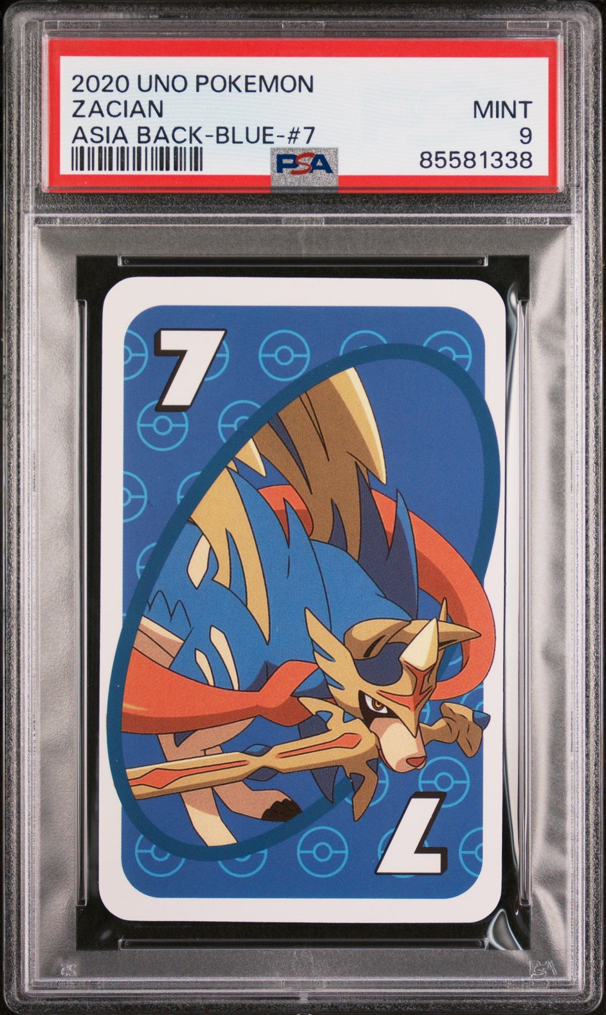 2020 UNO POKEMON ZACIAN  -  PSA  9