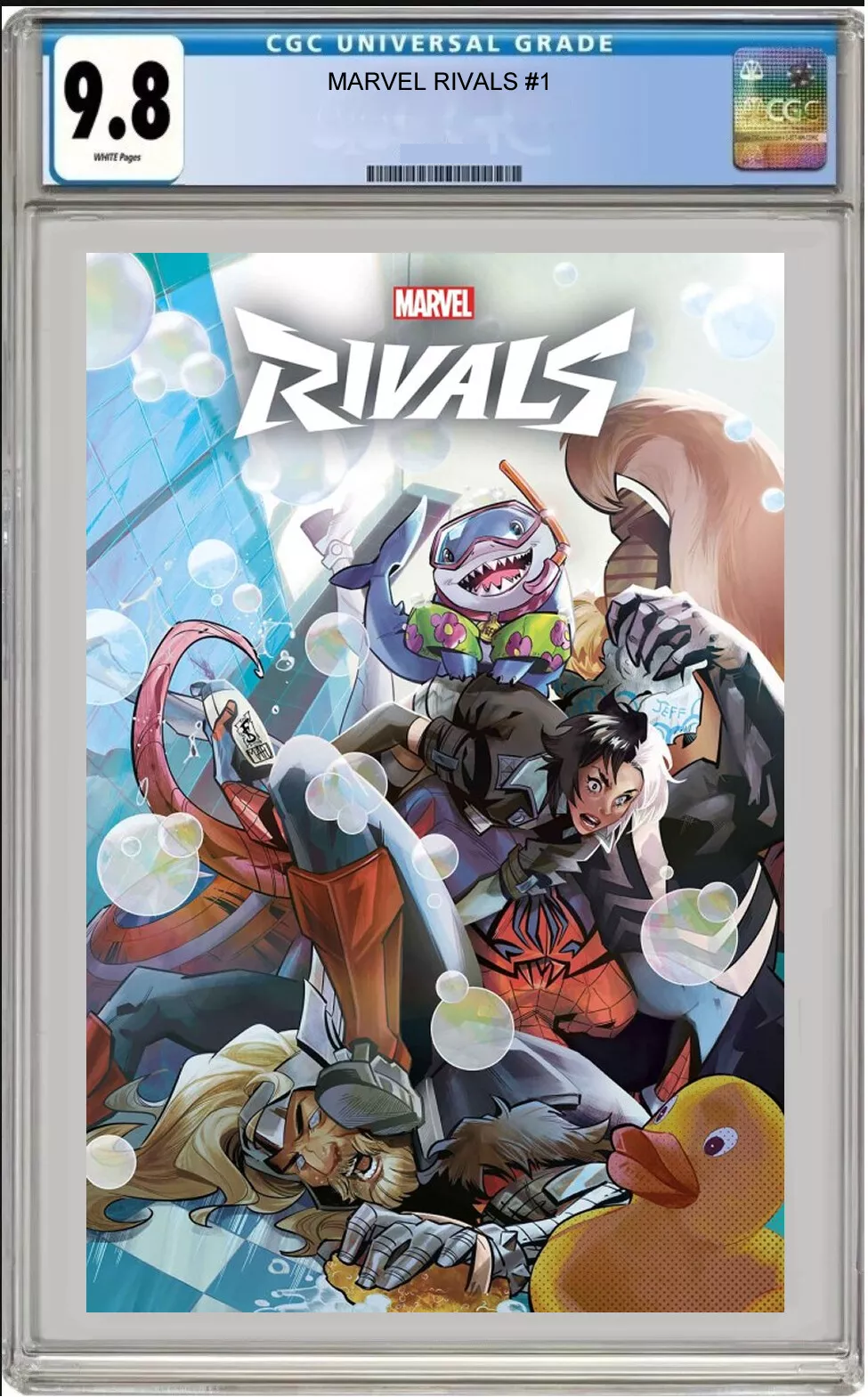 marvel rivals #1 cgc graded 9.8 federico sabbatini cover