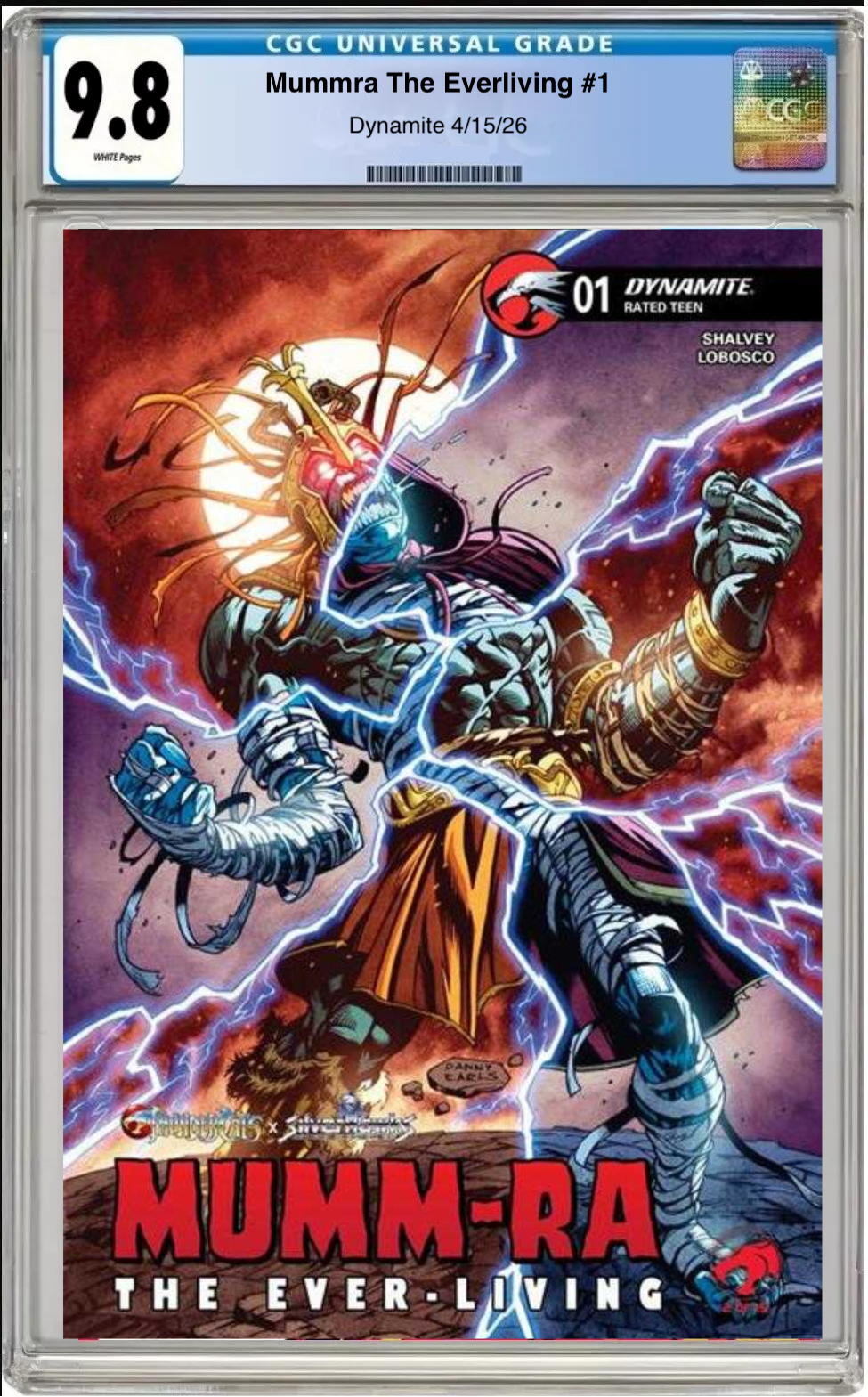 Comic book cover of Mumm-Ra the Everliving #1 Cover A with CGC grading label.