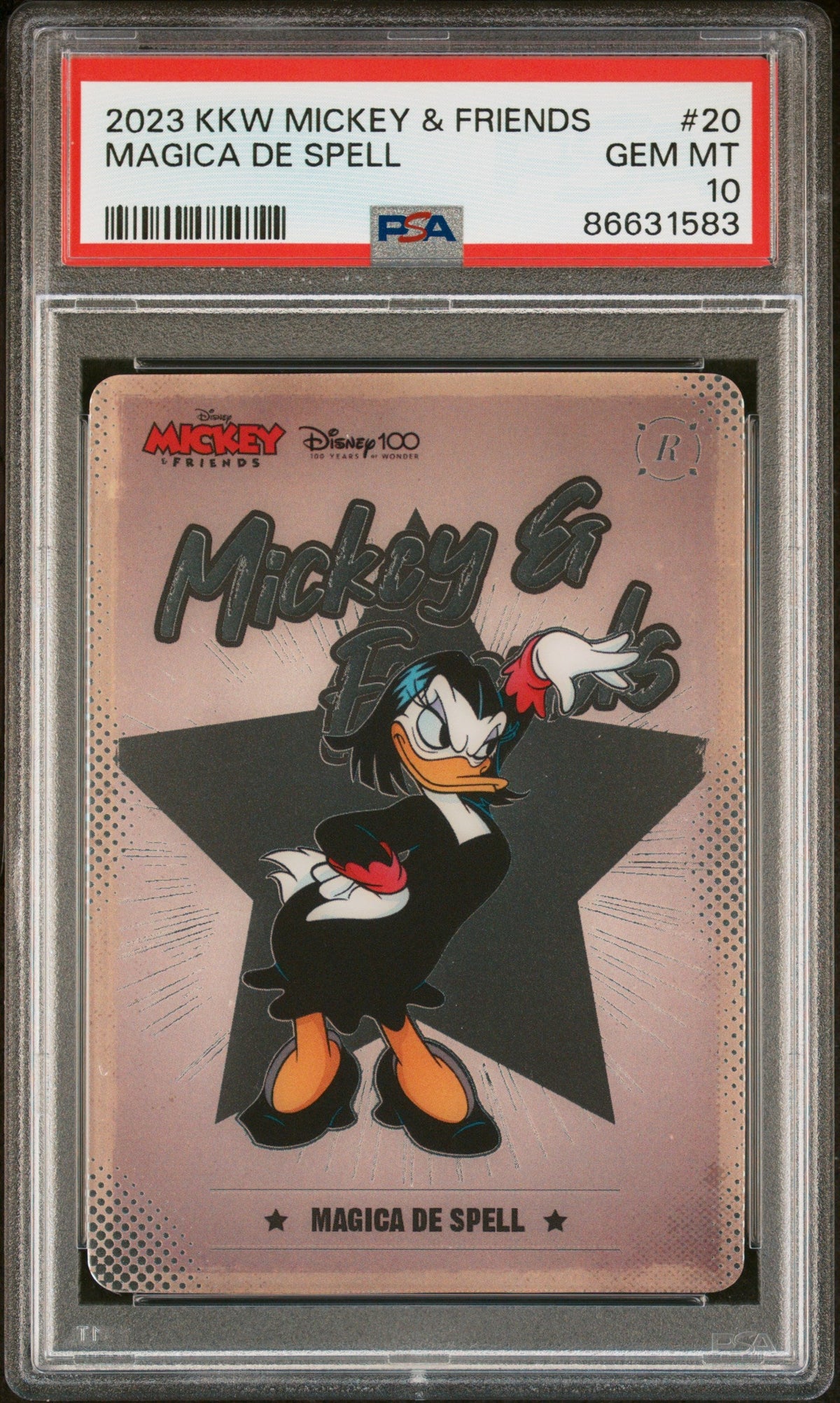 2023 KAKAWOW HOTBOX MICKEY &amp; FRIENDS CHEERFUL TIMES MAGICA DE SPELL 20 PSA 10