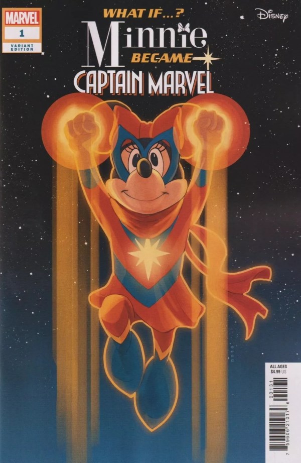 Marvel &amp; Disney: What If...? Minnie Became Captain Marvel (2025) #1C