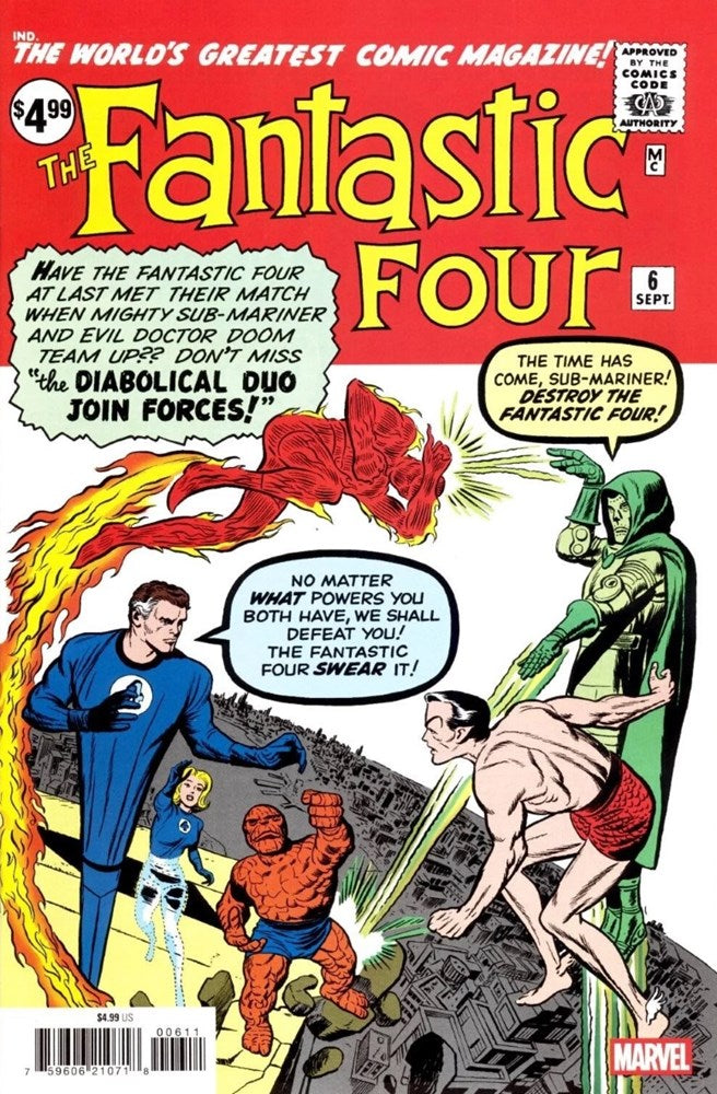 Fantastic Four (1961) #6 Facsimile Edition