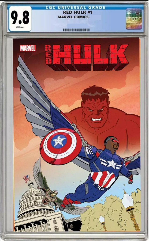 Red Hulk #1 CGC Graded 9.8 Jacob Edgar Marvel Studios Variant