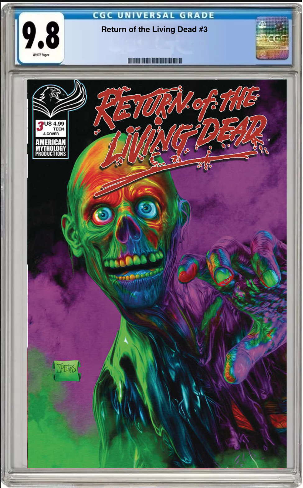 Return of the Living Dead #3 CGC Graded 9.8 - Mark Spears Cover