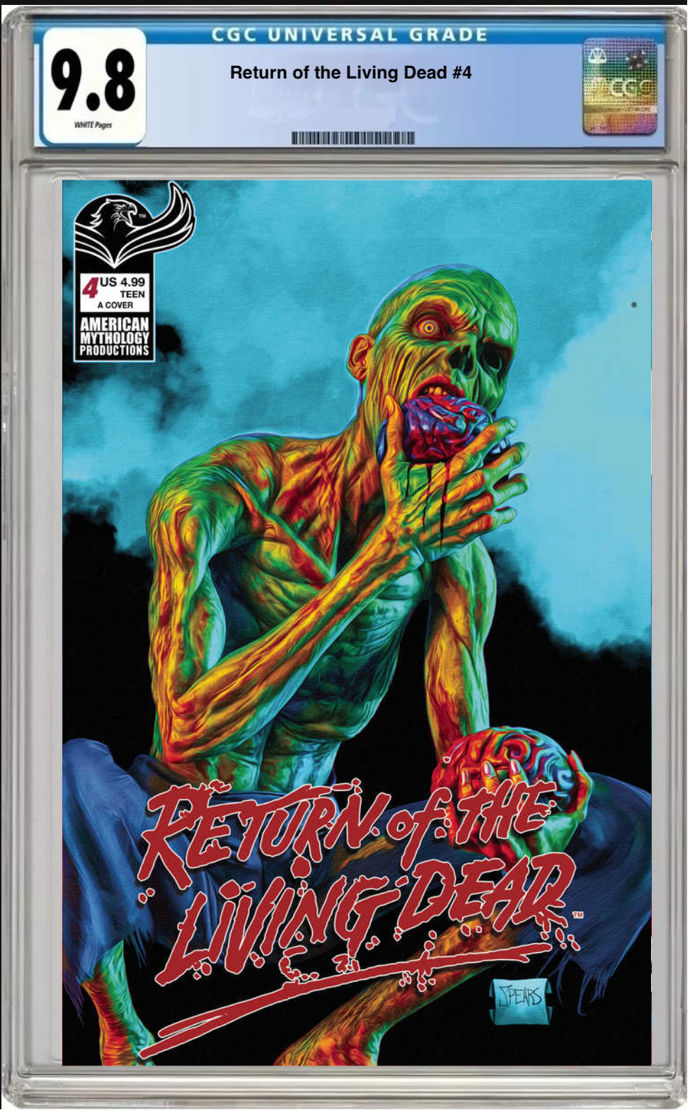 Return of the Living Dead #4 CGC Graded 9.8 - Mark Spears Cover