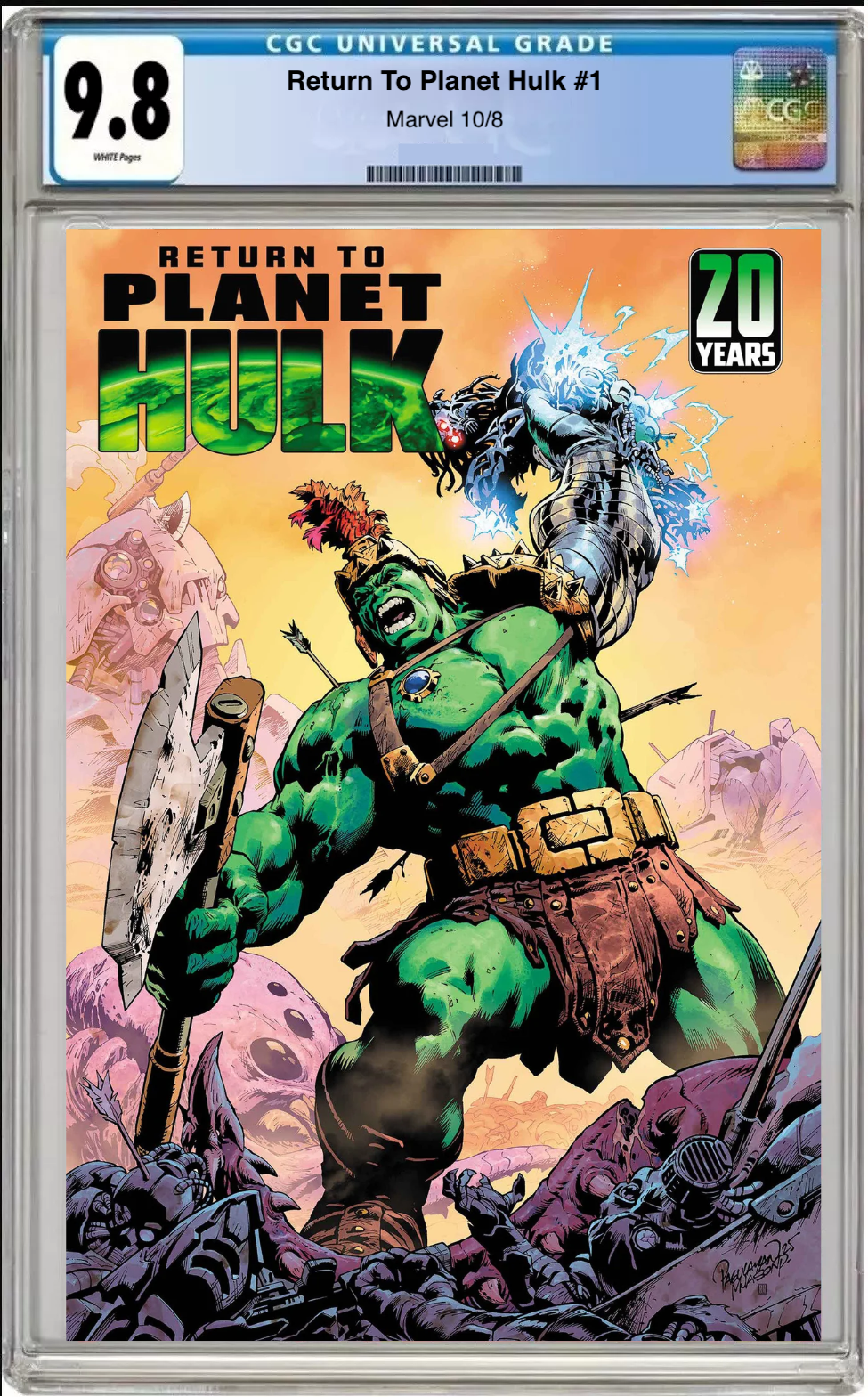 Return to Planet Hulk #1 – CGC Graded 9.8 Main Cover