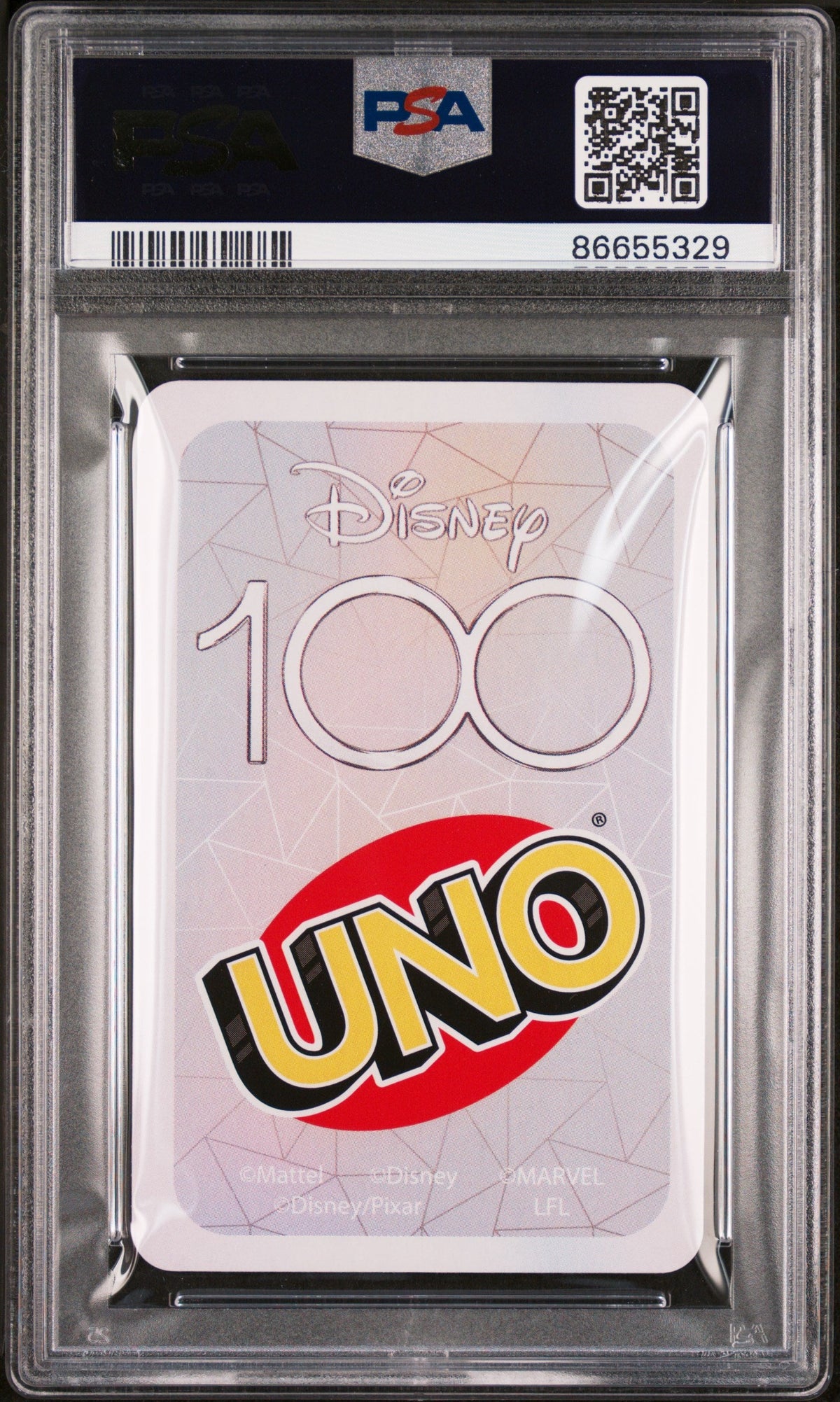 2023 UNO DISNEY 100 R2 D2 YELLOW 7 PSA 9