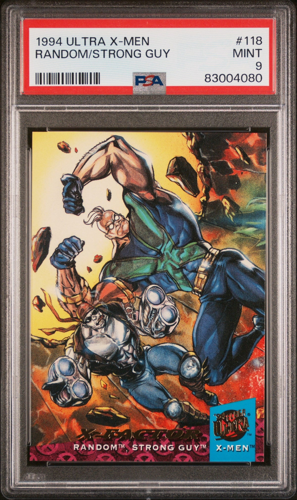 1994 ULTRA X-MEN RANDOM/STRONG GUY  #118 - PSA 9