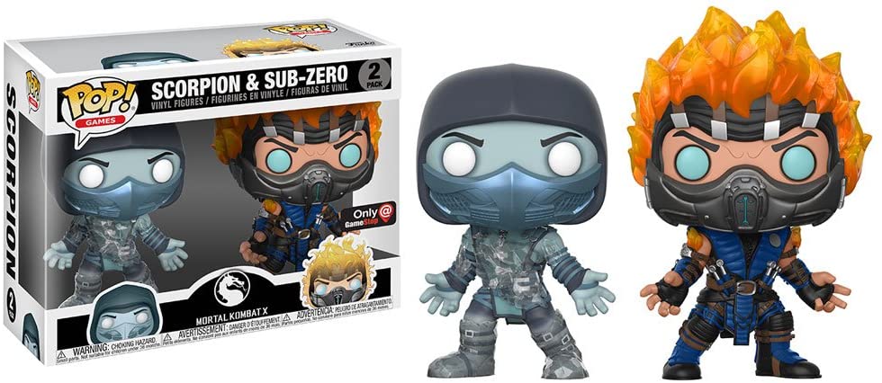 Scorpion &amp; Sub-Zero (Mortal Kombat) 2-pk - GameStop Exclusive