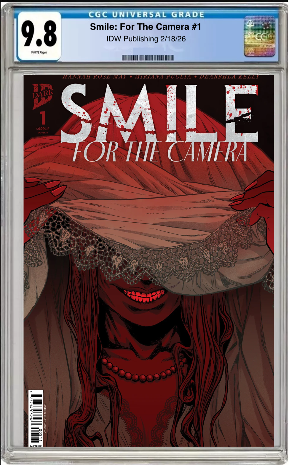 Smile for the Camera #1 – CGC Graded 9.8 Cover B