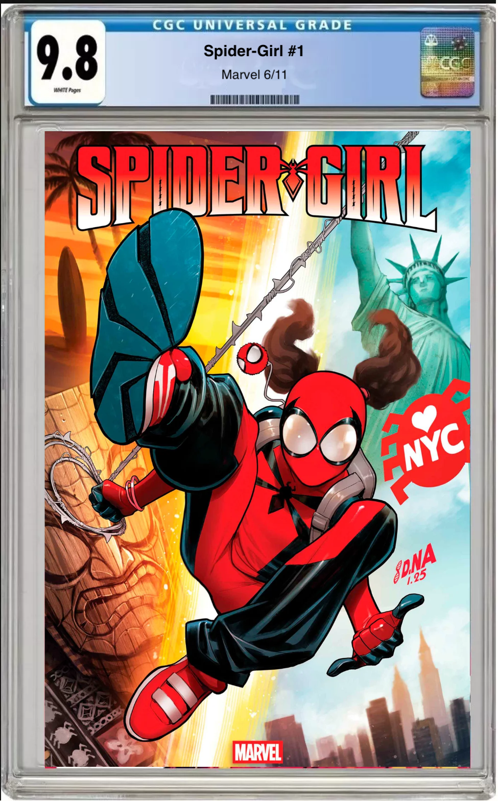 Spider-Girl #1 – CGC Graded 9.8 – Main Cover