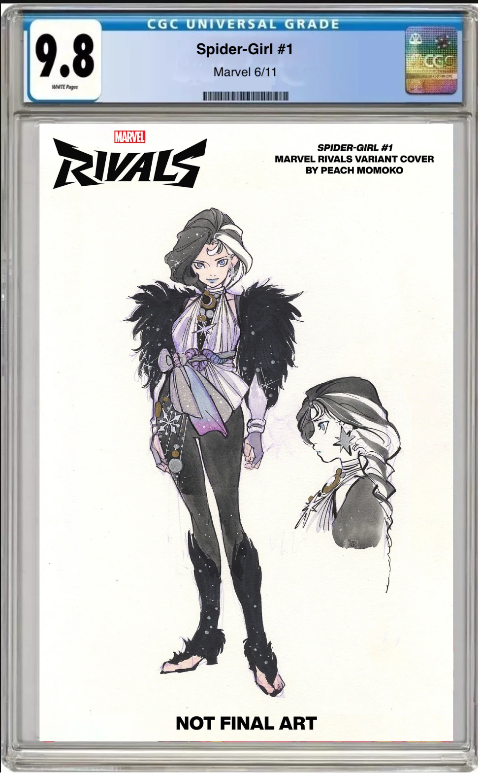 Spider-Girl #1 CGC 9.8 Peach Momoko Marvel Rivals Cover