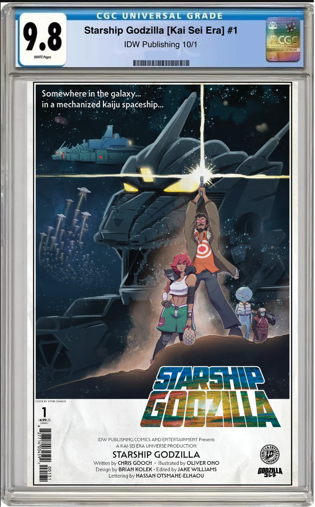 Starship Godzilla #1 – CGC Graded 9.8 Cover C - Dad's Comic Vault
