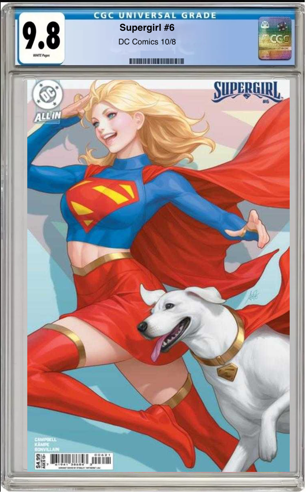 Supergirl #6 – CGC Graded 9.8 Cover B