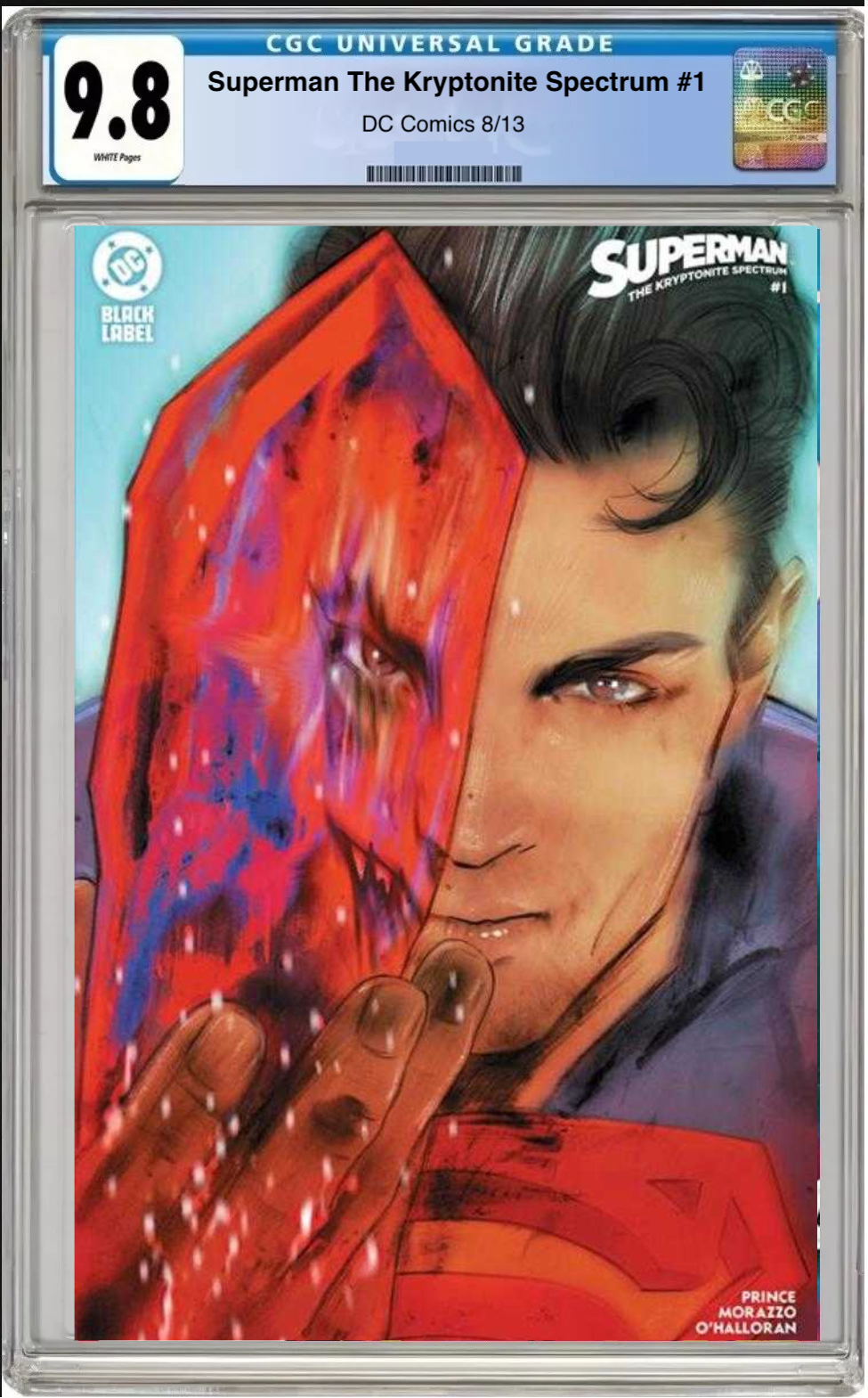 Comic book cover of Superman: The Kryptonite Spectrum #1 Cover B Tula Lotay with CGC grading label.

