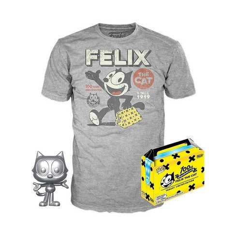 Felix the Cat (Silver) &amp; Tee (L, Sealed) 526 - Target Exclusive
