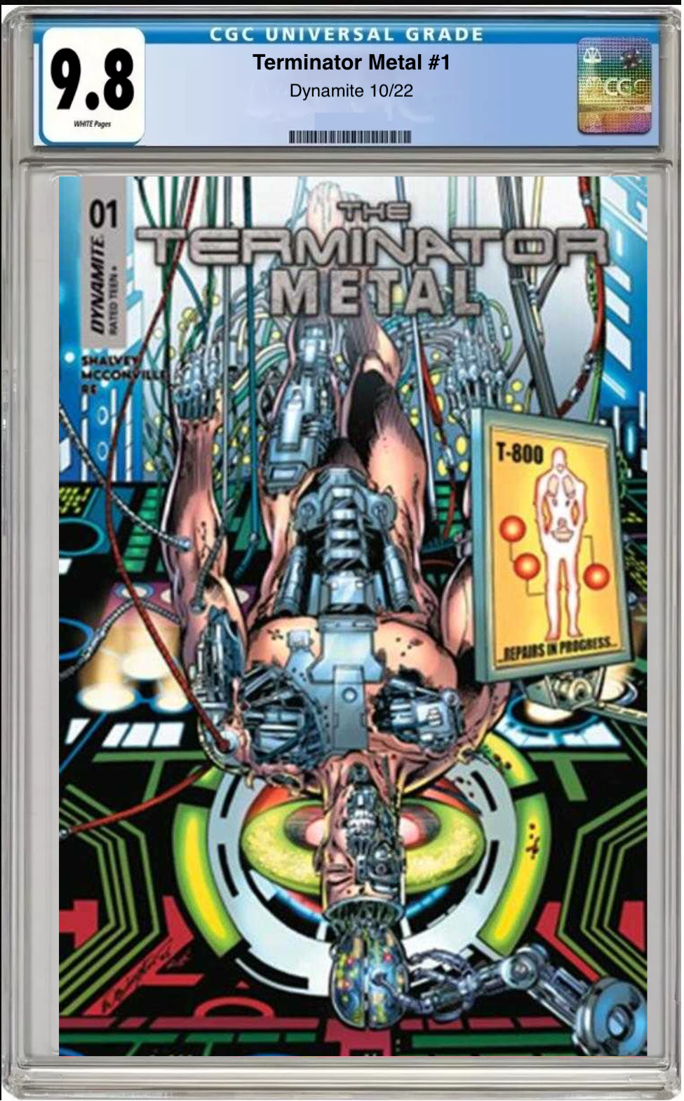 Terminator: Metal #1 – CGC Graded 9.8 Cover B