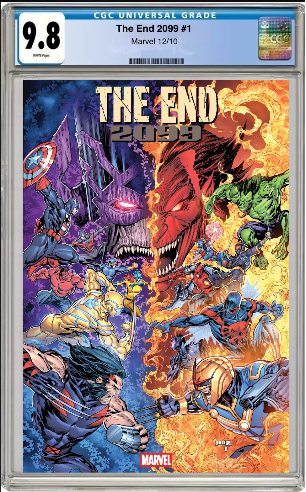 The End 2099 #1 – CGC Graded 9.8 Ken Lashley Battle Cover
