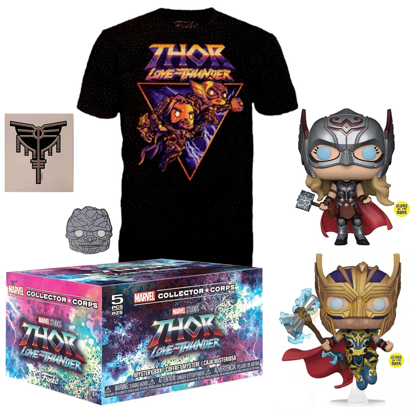 Marvel Collector Corps Box (Thor Love And Thunder Box, Unsealed, Shirt Size L)