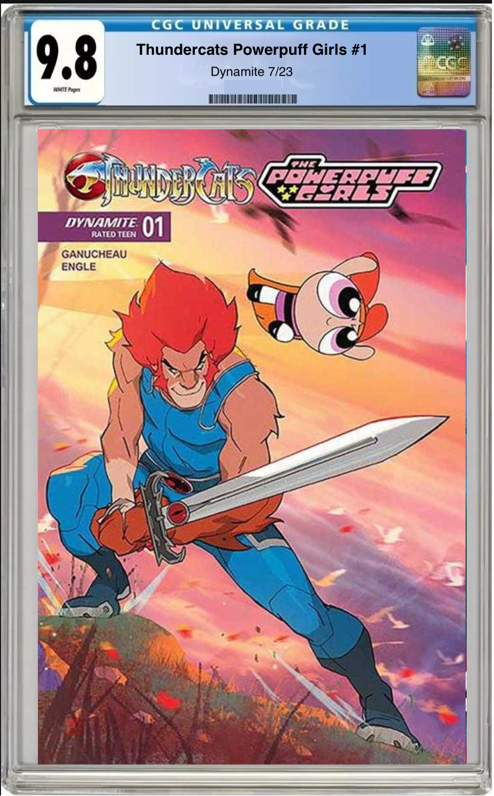 Thundercats Powerpuff Girls #1 CGC 9.8 Cover C comic front