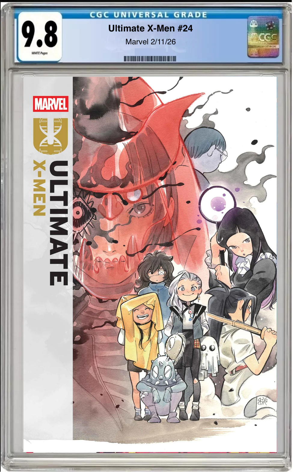 Comic book cover of Ultimate X-Men #24 Main Cover with CGC grading label.