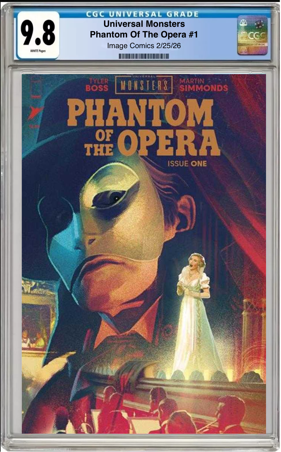 Universal‑Monsters‑Phantom‑of‑the‑Opera CGC #1 Graded 9.8 Cover B