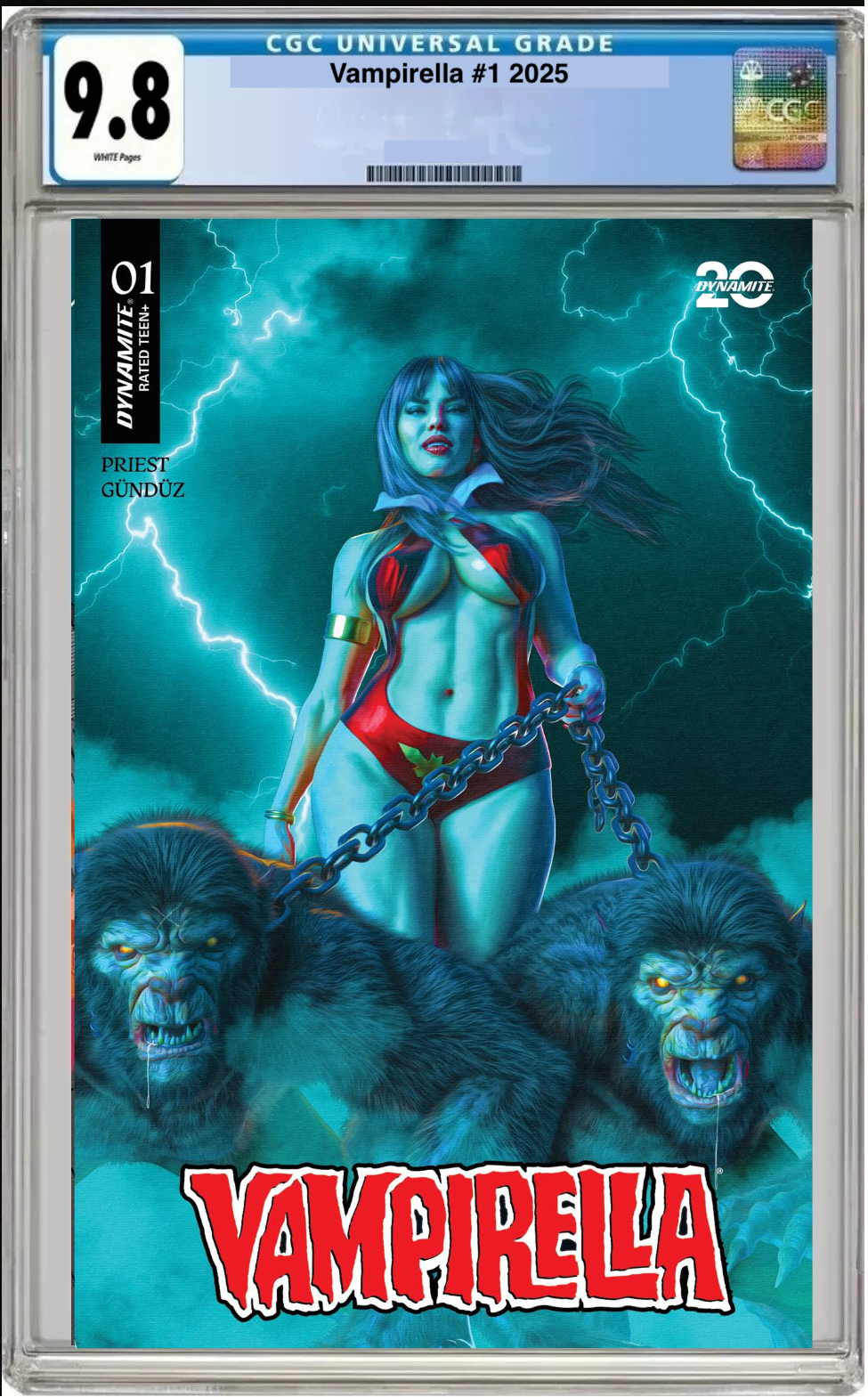 Vampirella #1 (2025) – CGC Graded 9.8 (Mark Spears Cover)