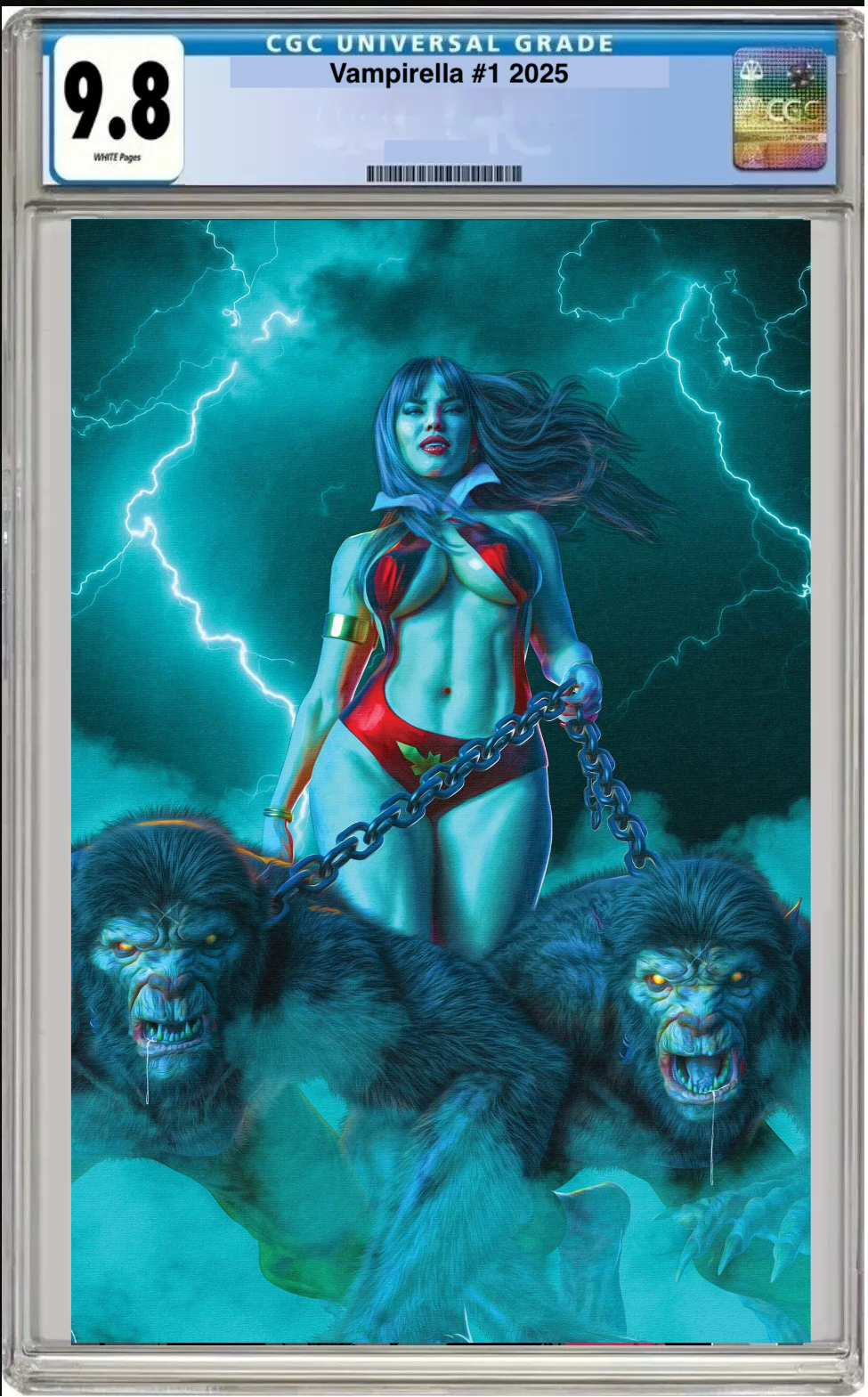 Vampirella #1 (2025) – CGC Graded 9.8 (Mark Spears Virgin Foil Cover)
