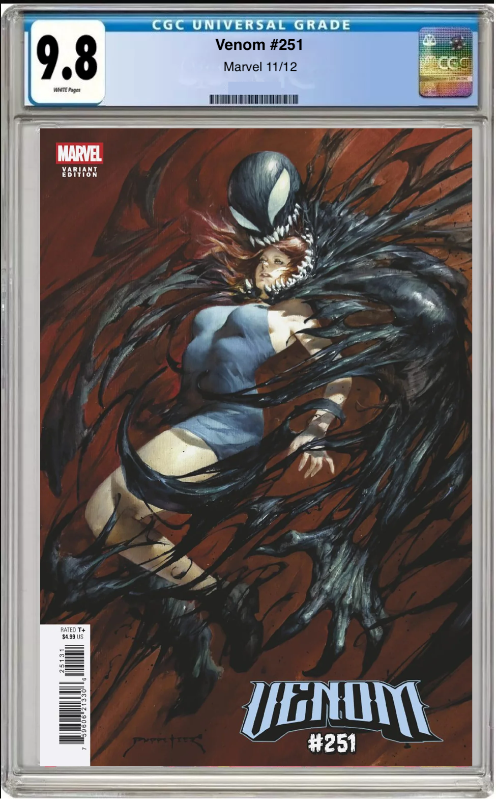 Venom #251 CGC 9.8 Puppeteer Lee Cover comic book.