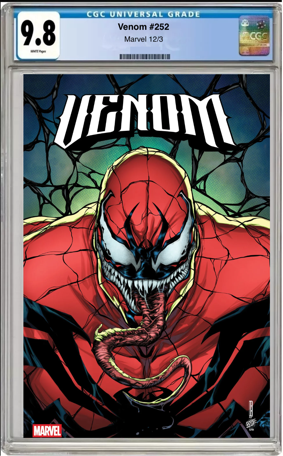 Venom #252 – CGC Graded 9.8 David Baldeón Foil Cover - Dad's Comic