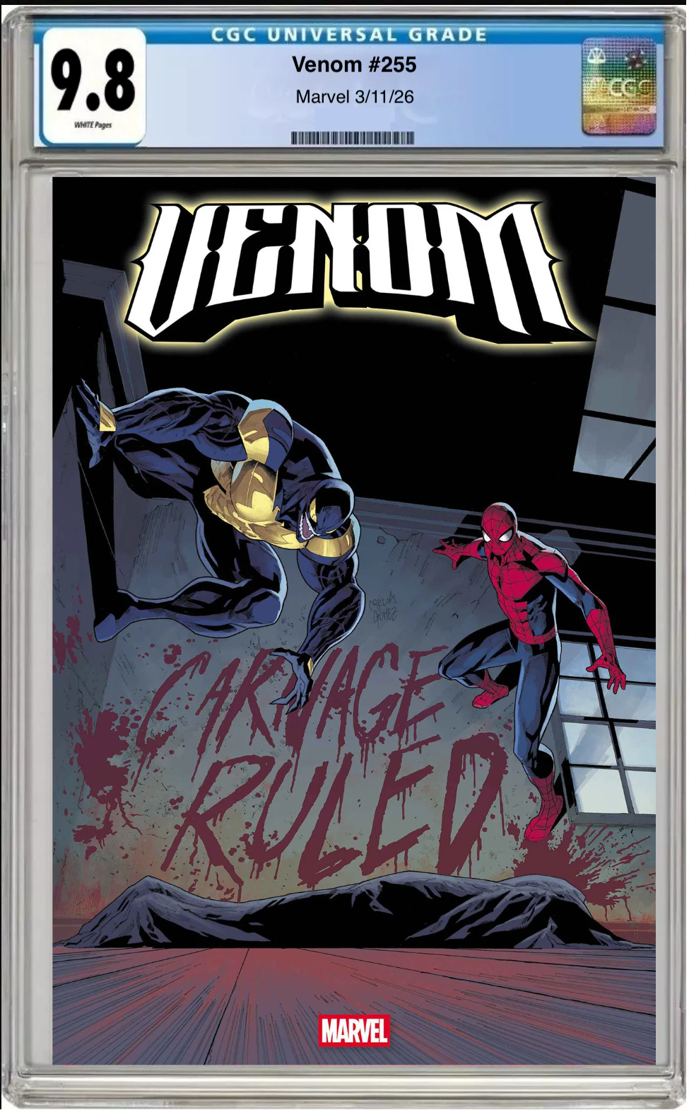 Venom #255 – CGC Graded 9.8 Main Cover - Dad's Comic Vault
