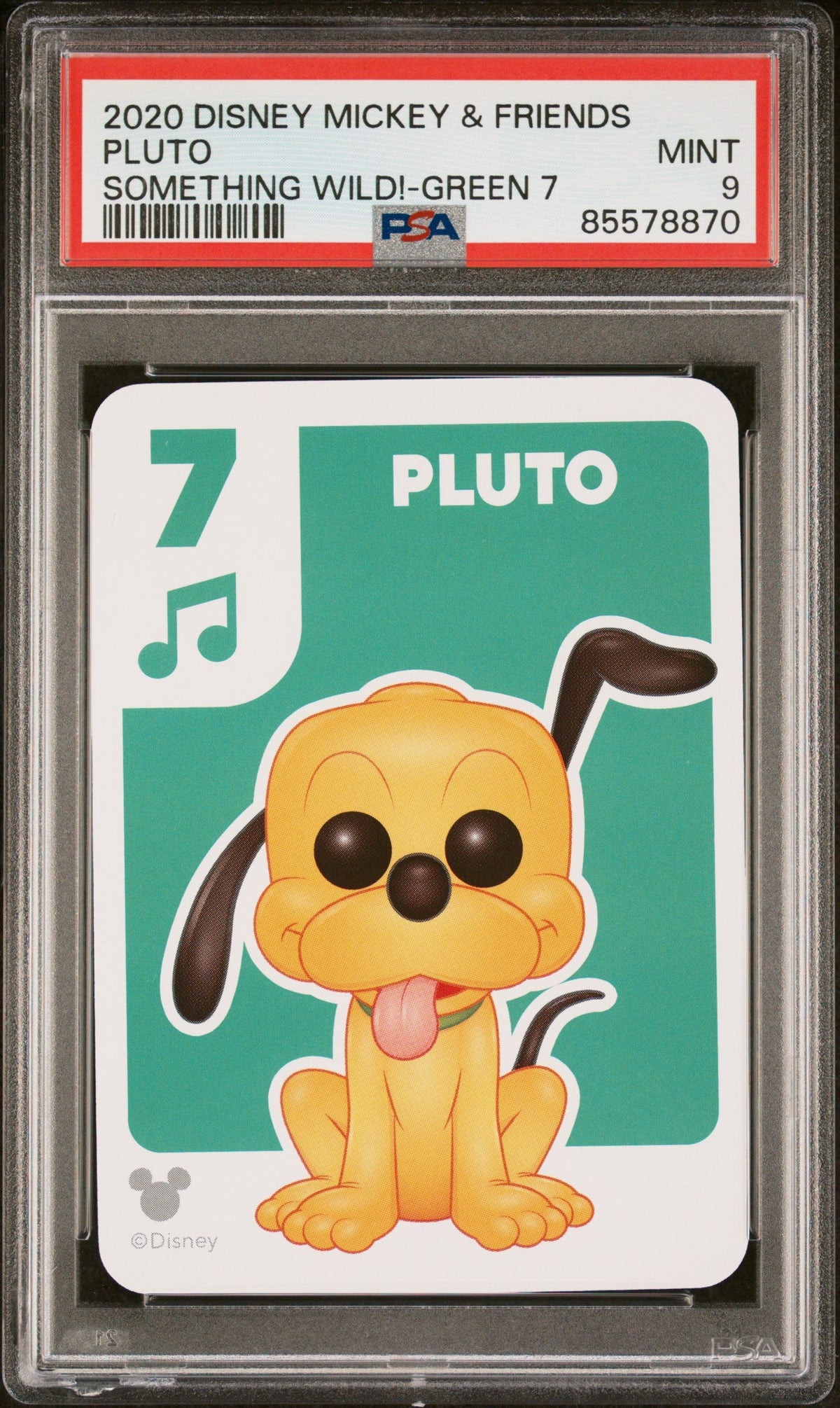 2020 DISNEY MICKEY &amp; FRIENDS SOMETHING WILD! PLUTO GREEN 7 PSA 9