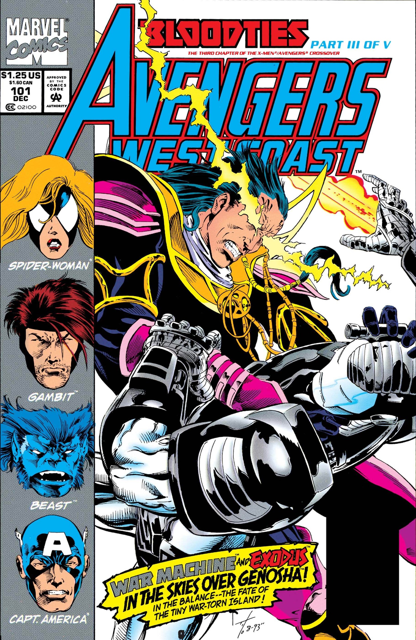 west coast avengers #101