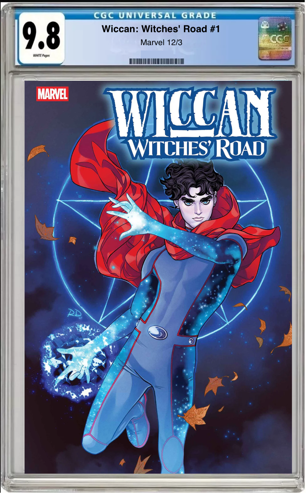 Wiccan Witches Road #1 – Calificación CGC 9.8 Portada de Russell Dauterman